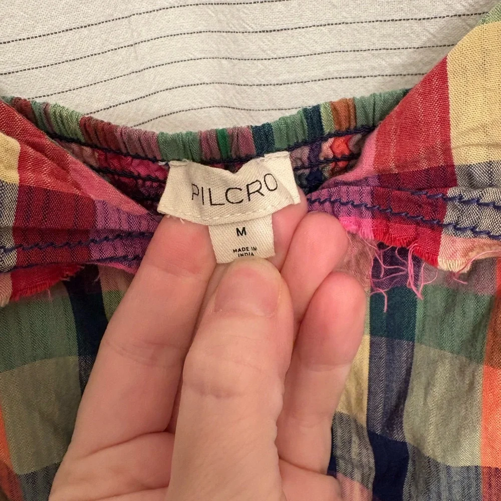 Pilcro Short-Sleeve Mini Babydoll Dress - Picture 7 of 12